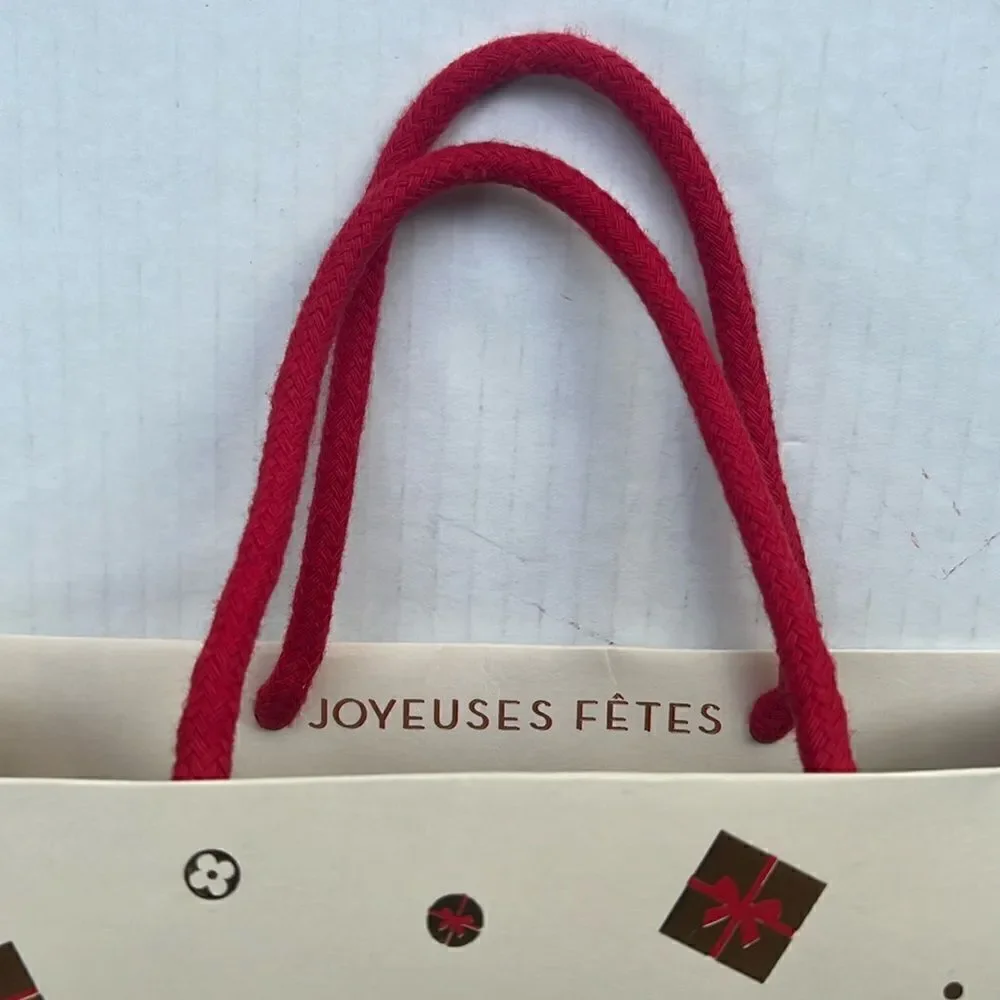 Louis Vuitton Limited Edition Holiday Gift Bag with bows